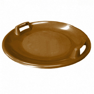 Ледянка дисковая с пластиковыми ручками Престиж Экстрим 58 см brown