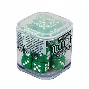 Набор кубов Games Workshop Warhammer Citadel 12 mm Dice Set green 65-36