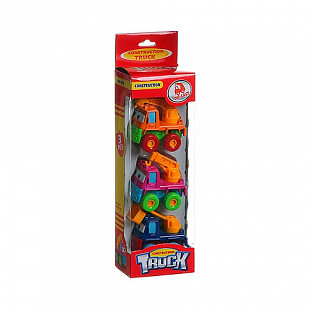 Набор игровой Shenzhen Toys 3 инерционные мультяшные машинки LF102