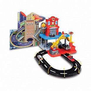 Игровой набор Bburago Street Fire Пожарная станция (18-30043)