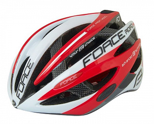 Велошлем Force Road Pro white/red