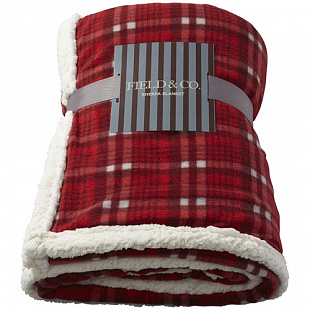 Плед Field&Co Sherpa red 11284102
