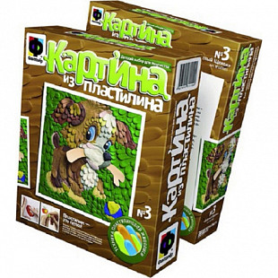 Творческий набор Fantazer 67763 Картина из пластилина «Веселый щенок» 447003