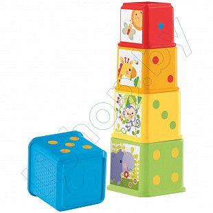 Развивающая пирамидка Fisher Price Веселые животные (CDC52)