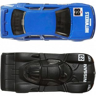Машинка Hot Wheels Premium Nissan R390 GT1 & '94 Nissan Primera (HBL96 HRR74)