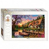 Пазл Step Puzzle 4000 "Закат на озере в лесу" 85414