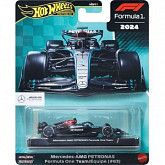 Машинка Hot Wheels Premium Formula 1 Mercedes-AMG Petronas Formula One Team/Equipe (#63) (HRV11 JBM18)