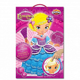 Раскраска из пластилина Dalis Кукла Снежана МС-213