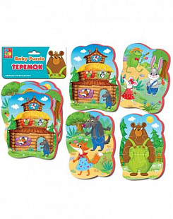 Беби пазлы Vladi Toys Теремок VT1106-64