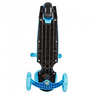 Самокат-кикборд Novatrack Disco-kids Детский трансформер Blue 120S.DISCOKIDS.BL7