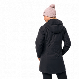 Пальто женское Jack Wolfskin Madison Avenue Coat phantom