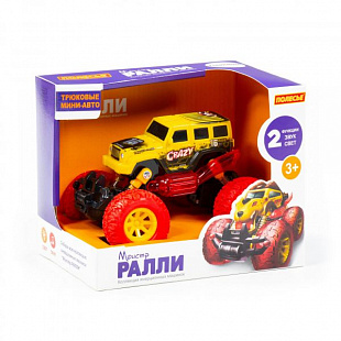 Автомобиль инерционный Полесье Монстр Ралли Крэйзи 78872 red