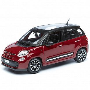 Машинка Bburago Fiat 500L (18-22126) red