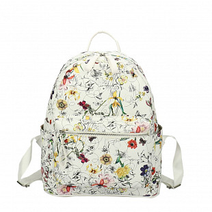 Рюкзак городской Ors Oro ORS-0108 /4 flowers/white