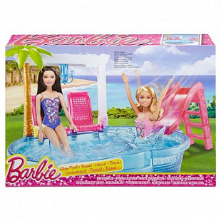 Игровой набор Barbie Бассейн DGW22
