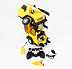 Радиоуправляемый робот-трансформер MZ Jeep Rubicon 1:14 2329PF yellow