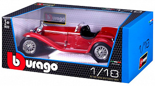 Коллекционная машина Bburago Alfa Romeo 8C 2300 Spyder Touring (18-12063) red