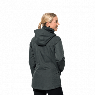 Куртка женская Jack Wolfskin Park Avenue Jacket greenish grey