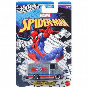 Машинка Hot Wheels Silver Series Spider-Man Combat Medic (GDG83 JKX29)