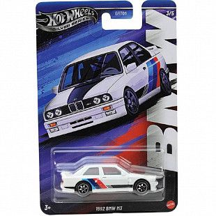 Машинка Hot Wheels Silver Series 1992 BMW M3 White (GRT01 JBY56)