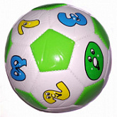 Мяч мини Zez Sport Numbers FT-PMI white/green