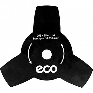 Нож для мотокосы Eco 3 зуба 25,5х0,14х2,54 см GTP-3T