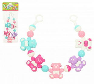 Погремушка-подвеска Полесье Забавные зверята 66см 71590