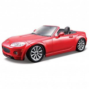 Сборная модель автомобиля Bburago 1:24 Mazda MX-5 Miata (18-25082) red