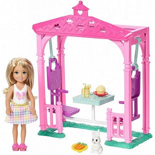 Игровой набор Barbie Челси и зверушка FDB32 FDB34