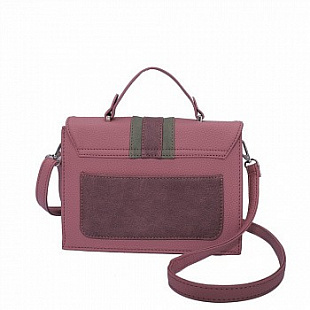 Сумка городская Ors Oro CS-0005 /4 dark pink/burgundy/khaki