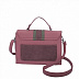Сумка городская Ors Oro CS-0005 /4 dark pink/burgundy/khaki