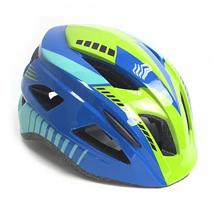 Велошлем Ausini Blue/Green/Turquoise 03-5