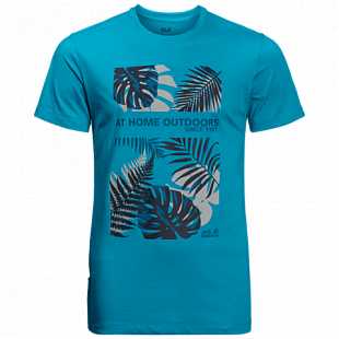 Футболка мужская Jack Wolfskin Palm Cove T M blue reef