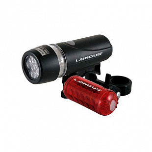 Свет в комплекте Longus передний 5 LED/4ф + задний 5 LED/5ф 398429