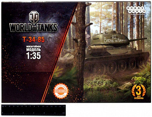 Сборная модель танка Hobby World World of Tanks Т-34-85 1740