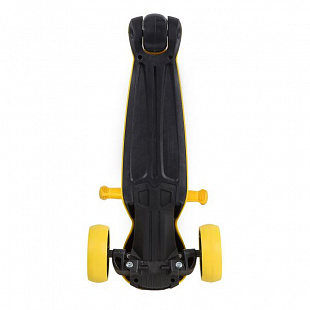 Самокат-кикборд Novatrack RainBow Car 120C.RAINBOW.YL20 yellow