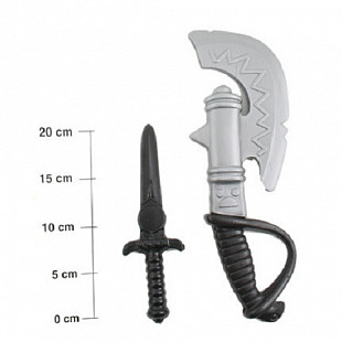 Набор оружия (Секира+кинжал) 1/40 Плэйдорадо 50010