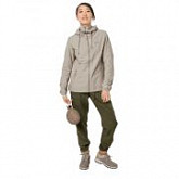 Ветрозащитная летняя куртка женская Jack Wolfskin Lakeside Jacket W dusty grey