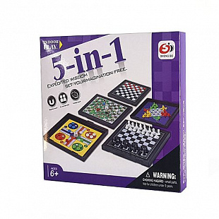 Настольная игра Qunxing Toys 5 в 1 S3304