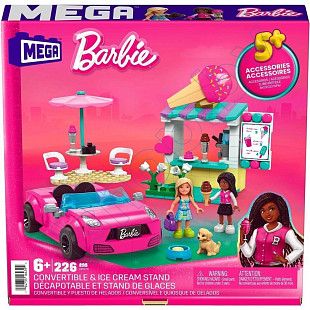 Конструктор Mega Barbie Convertible & Ice Cream Stand (HPN78)