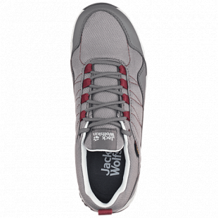Полуботинки женские Jack Wolfskin Maze Texapore Low W tarmac grey / burgundy