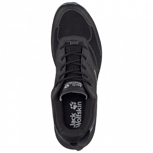 Кроссовки мужские Jack Wolfskin Woodland Vent Low M black / grey
