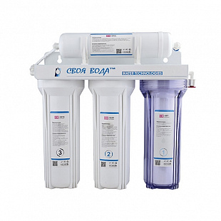 Система очистки воды G.Lauf под кухонную мойку 4-х ступенчатая Своя Вода CB-3101