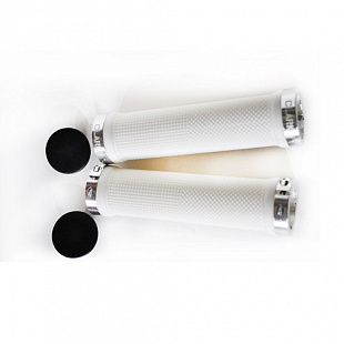 Ручки руля Clark`s 130 мм CLO201 3-446 White/Silver