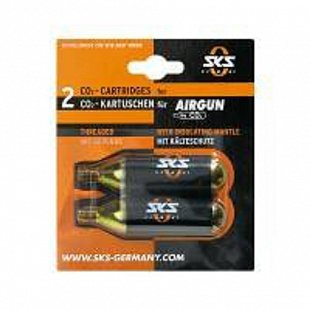 Баллончики SKS СО2 16г, с резьбой для Airbuster/Airgun 2 шт 10005