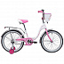 Велосипед Novatrack Butterfly 20" (2019) White/Pink 207BUTTERFLY.WPN9