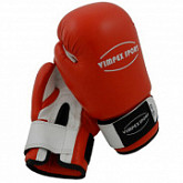 Перчатки боксерские Vimpex Sport красно-белый (3009)