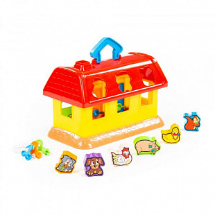 Игрушка Полесье Домик для зверей (в сеточке) 9166