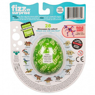 Шипучее яйцо Moose Fizz N Surprise Динозавры 19084