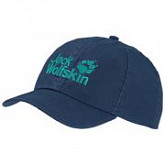 Бейсболка детская Jack Wolfskin Kids Baseball Cap dark indigo 1901011-1024495